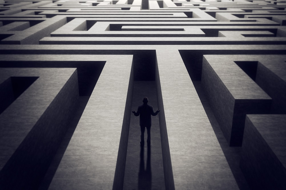 Lost in labyrinth